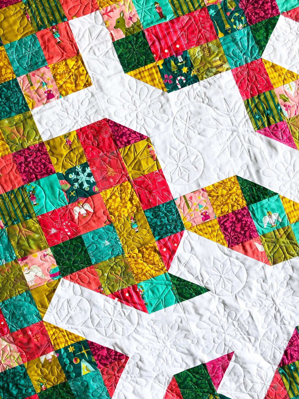 Big Snowflake Quilt Pattern