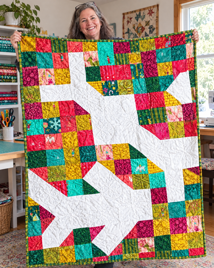 Big Snowflake Quilt Pattern