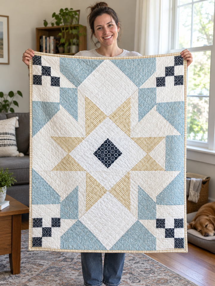 Big Star Baby Lap Quilt Pattern