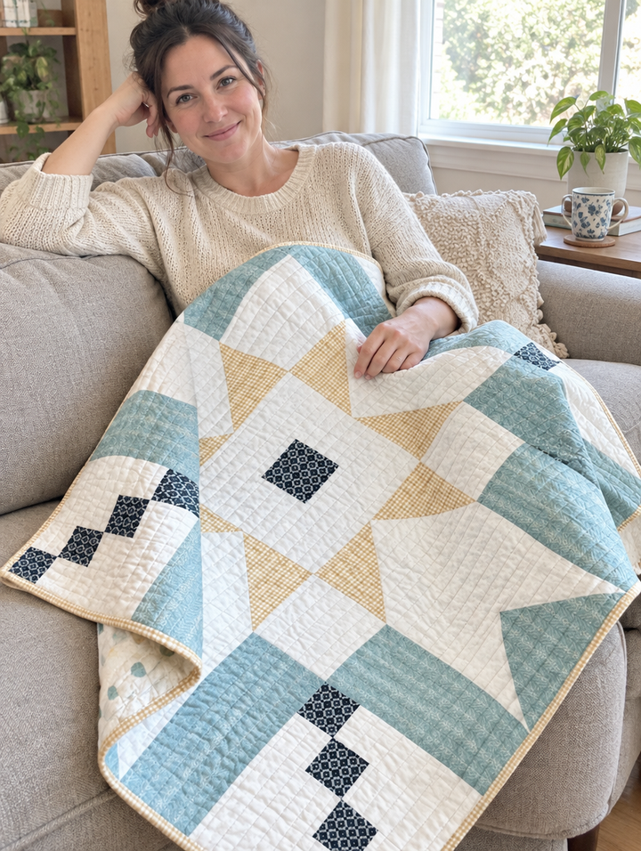 Big Star Baby Lap Quilt Pattern