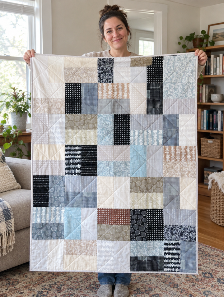 Cake Square Throw Quilt Pattern