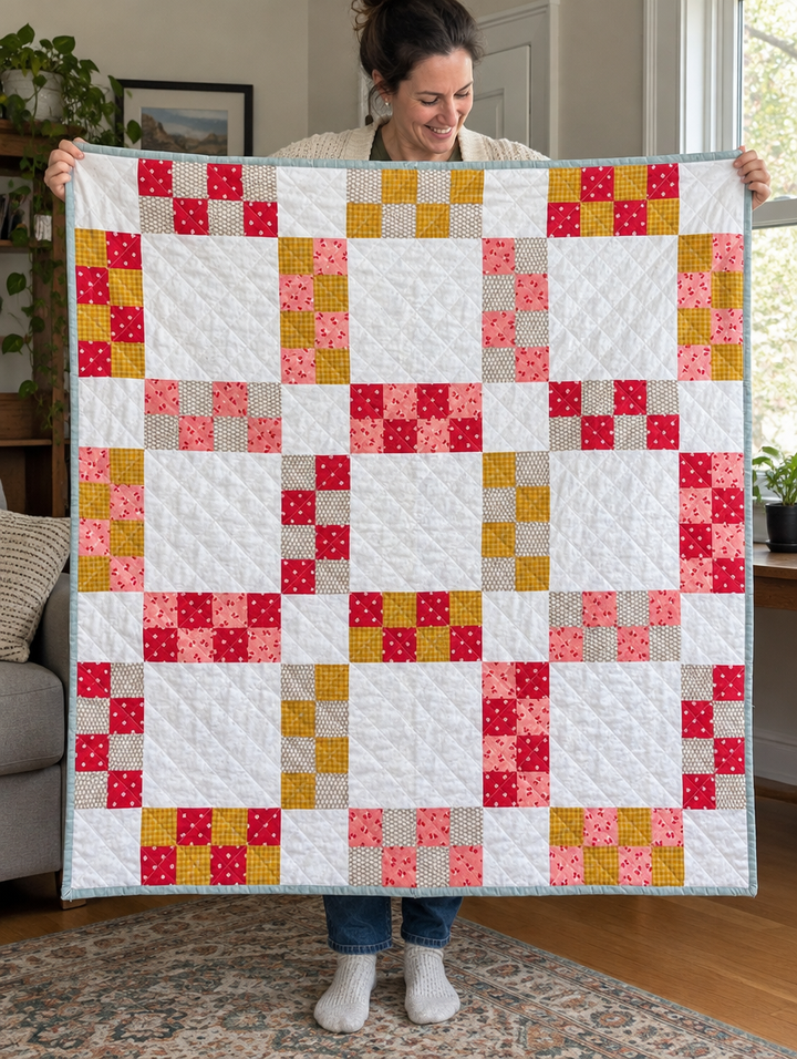 Happy Scrap Box Quilt Pattern