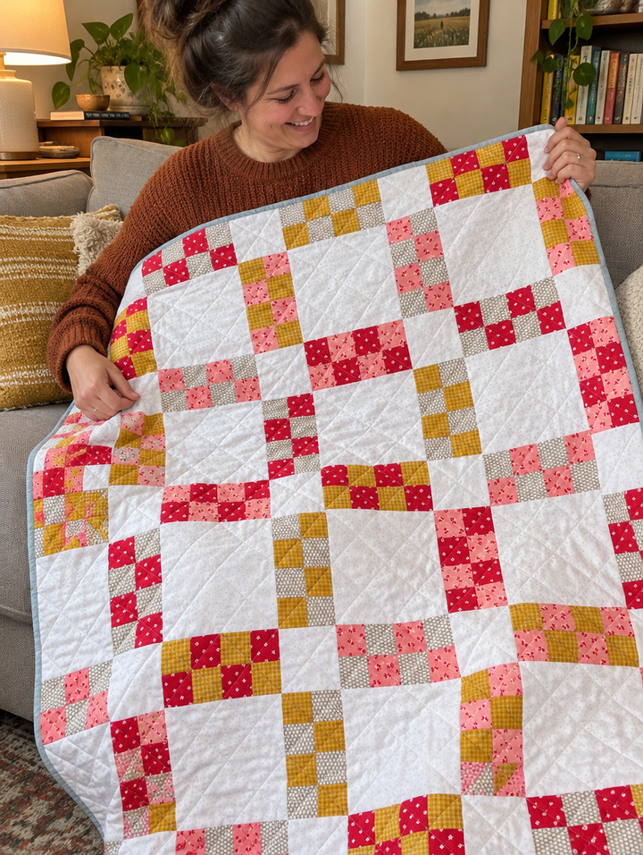 Happy Scrap Box Quilt Pattern