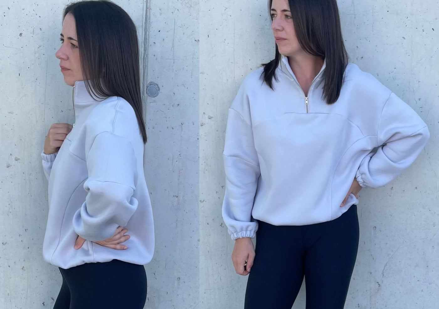 Oversized Fashionable Pullover Sweater Sewing Pattern