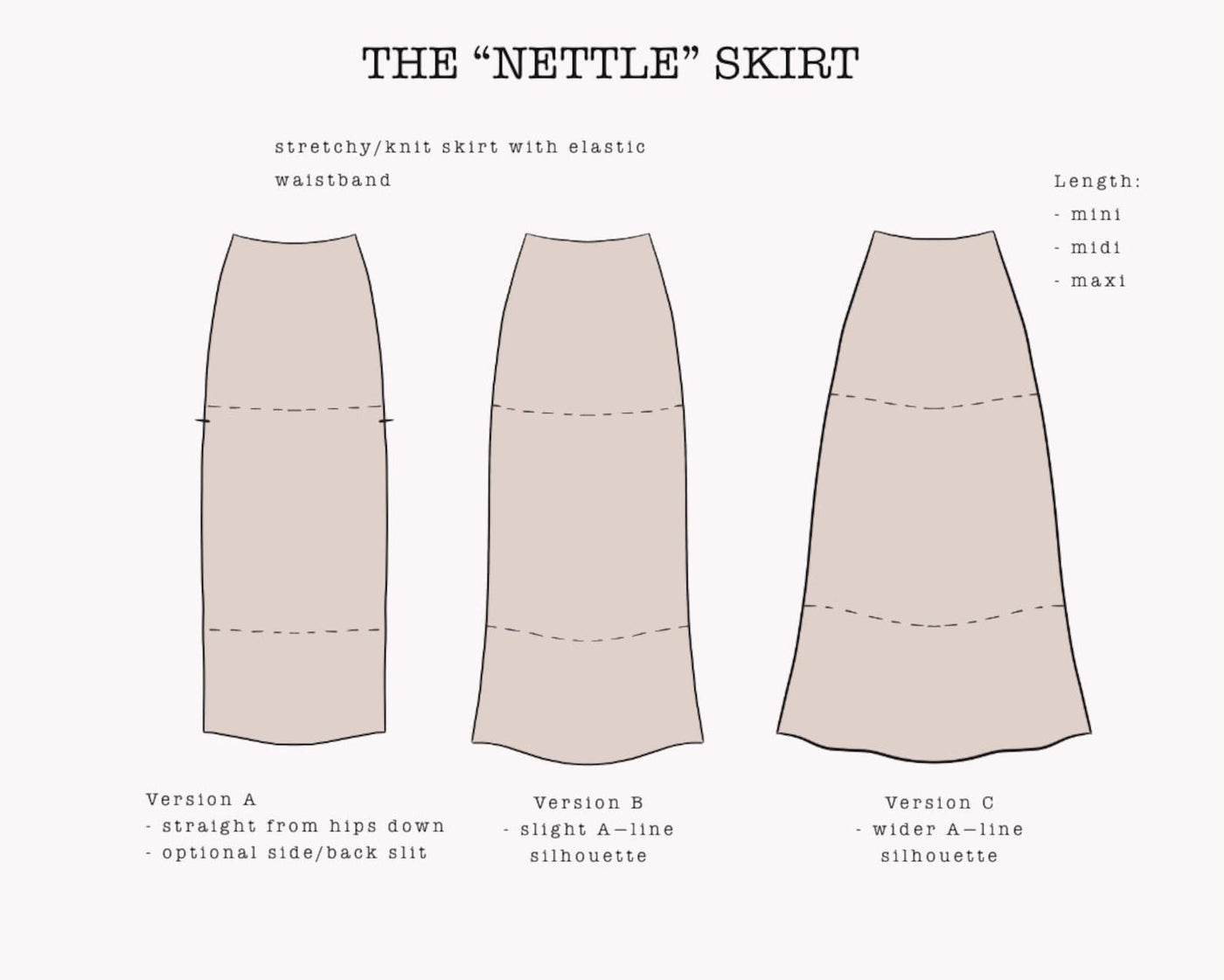 Simple Classy Skirt Sewing Pattern