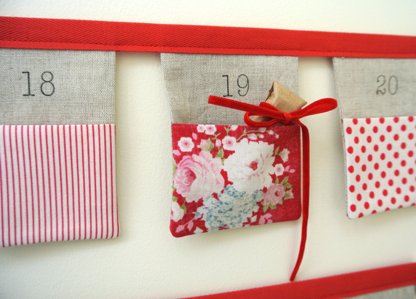 Holiday Bunting Calendar Sewing Pattern