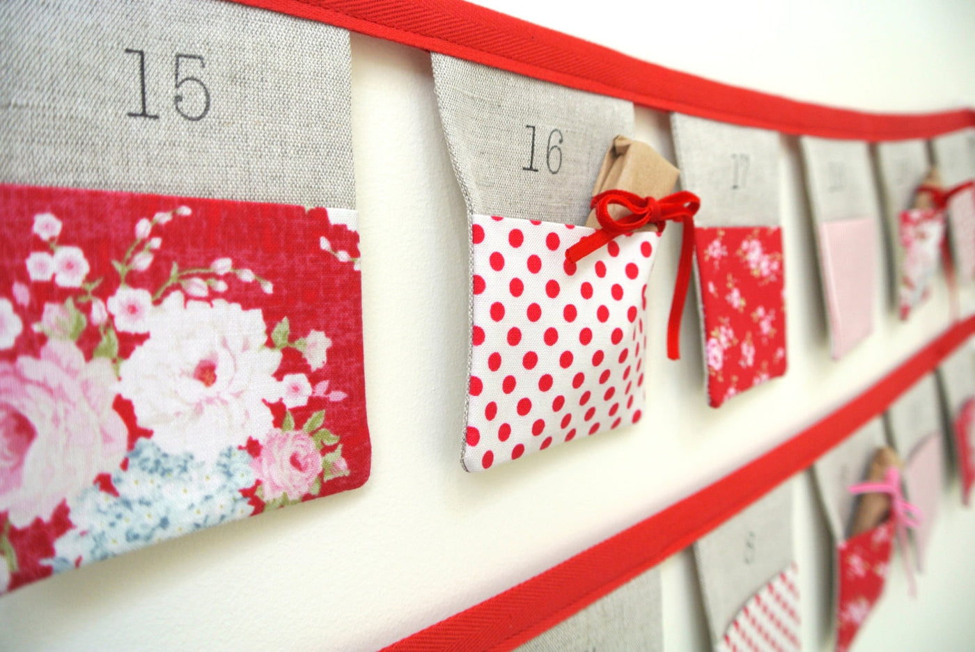 Holiday Bunting Calendar Sewing Pattern