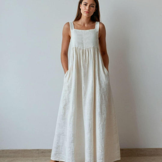 maxi dress with pockets pattern Classic Maxi Dress with Side Pocket Sewing Pattern – SewingSe