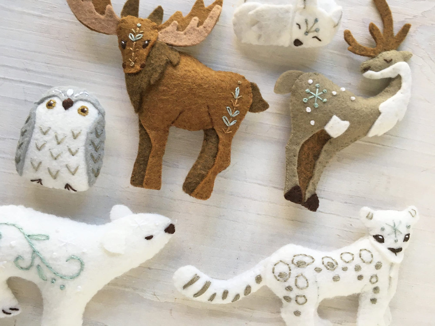 Winter Animals Sewing Patters
