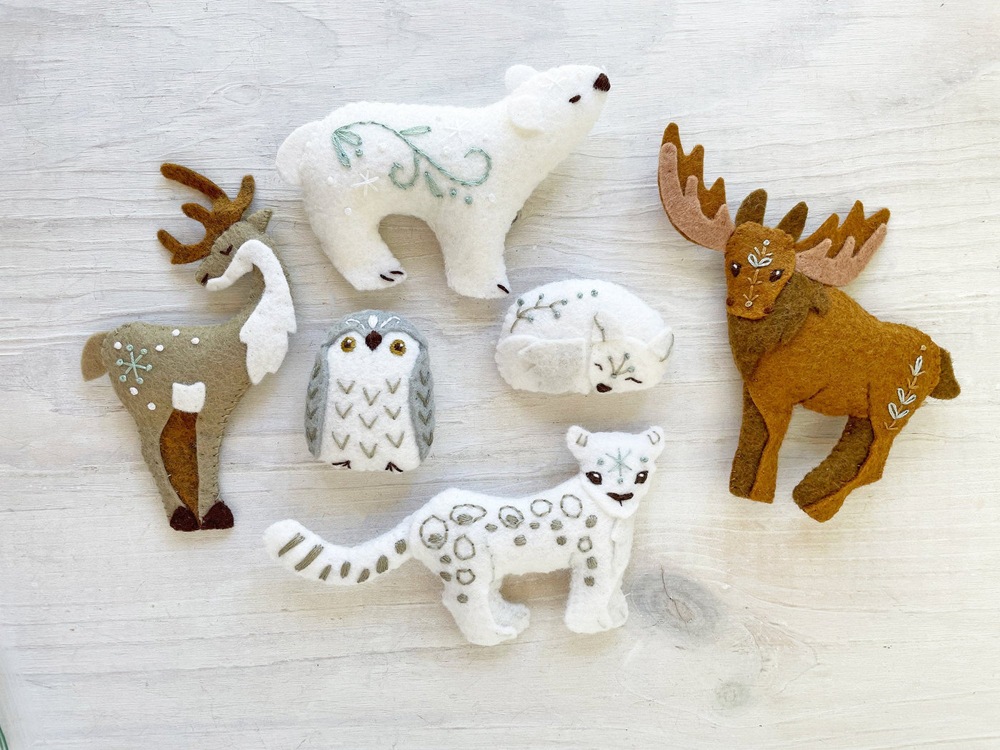 Winter Animals Sewing Patters