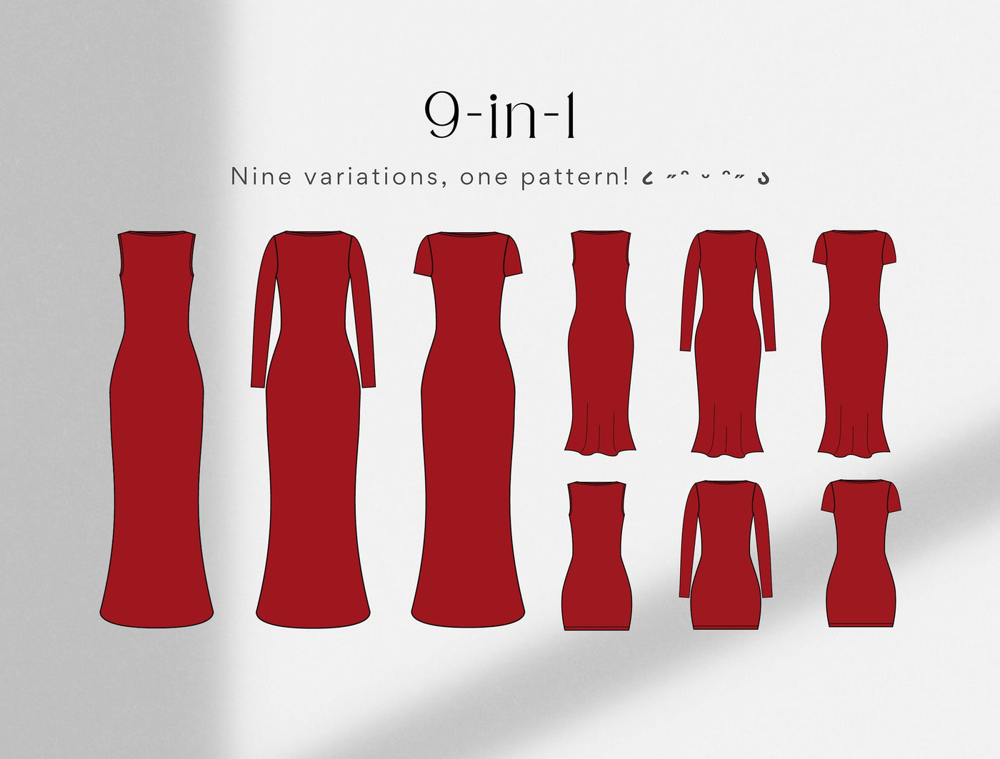 High Neck Tank Dress Sewing Pattern