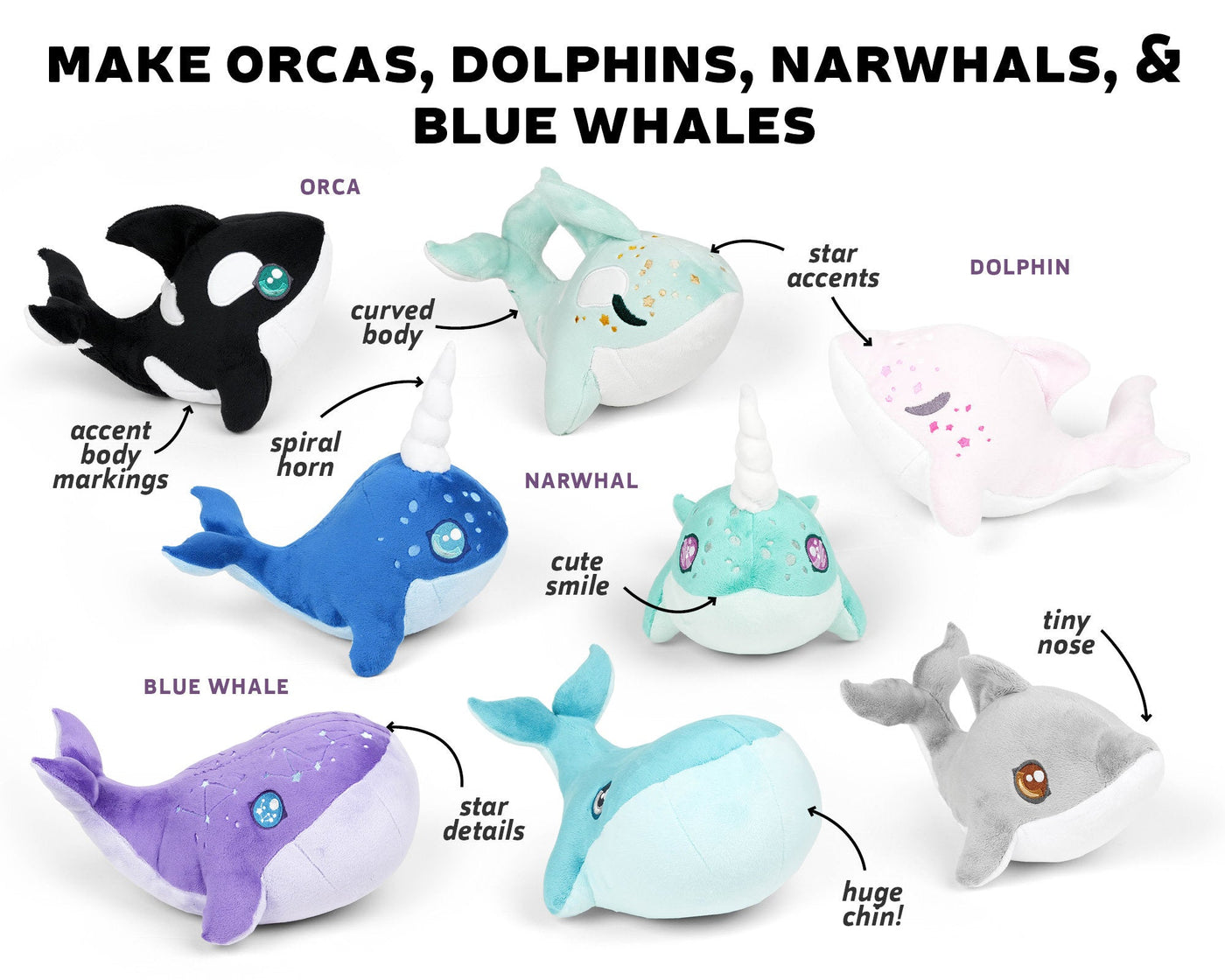 Sea Creatures Bundle Sewing Pattern