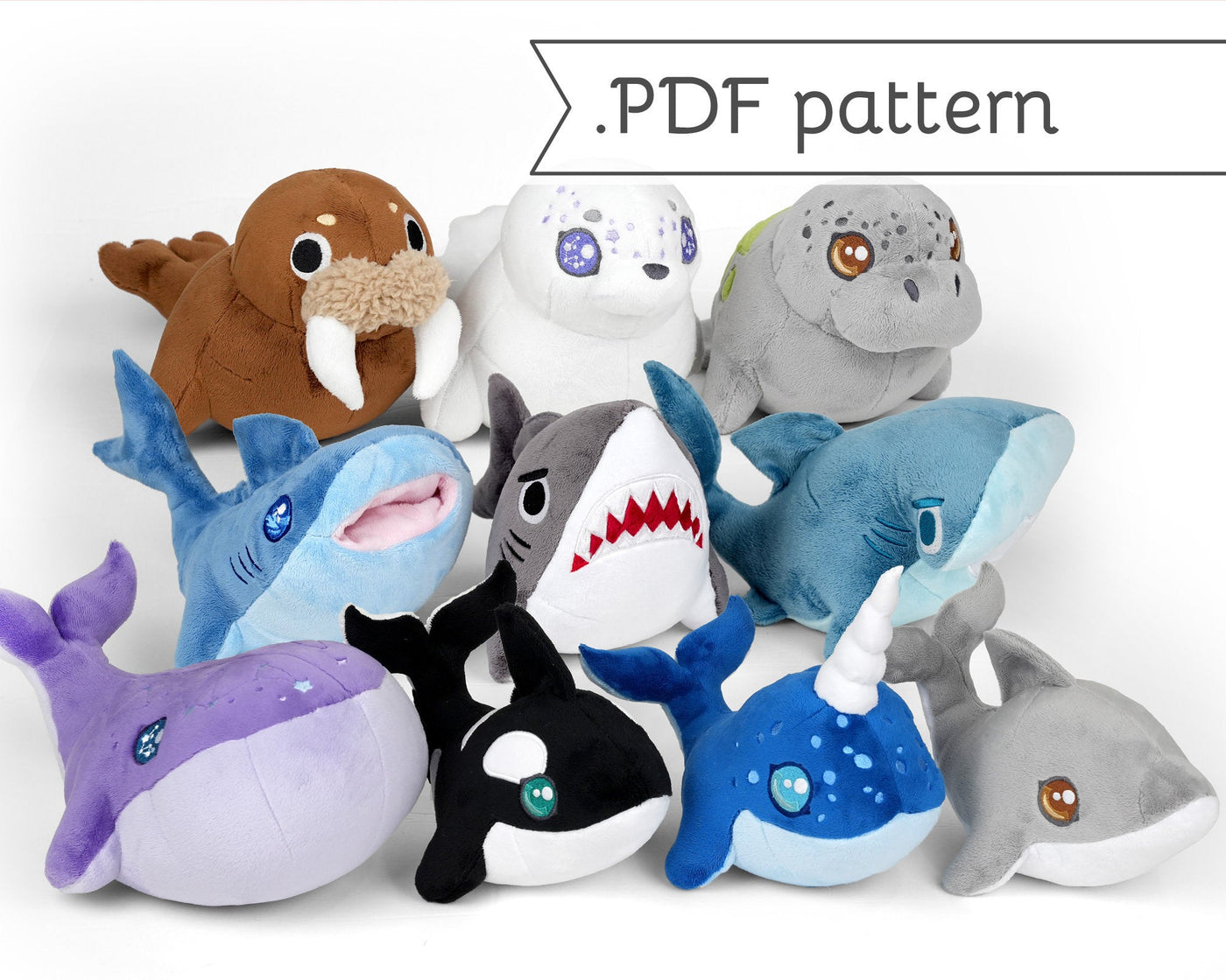 Sea Creatures Bundle Sewing Pattern