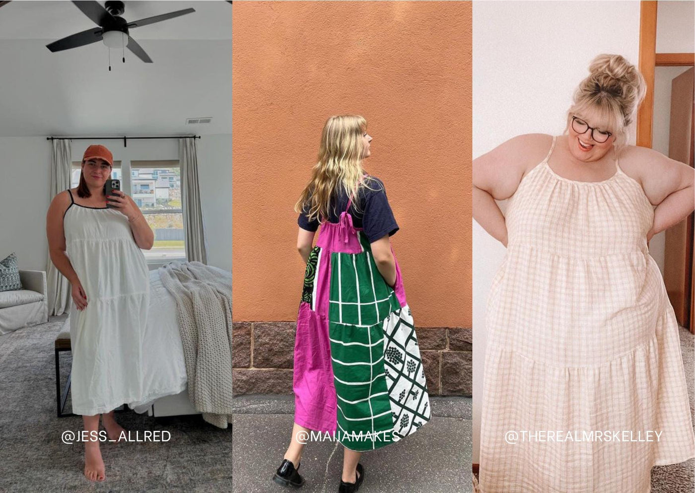 Fancy Layered Dress Sewing Pattern