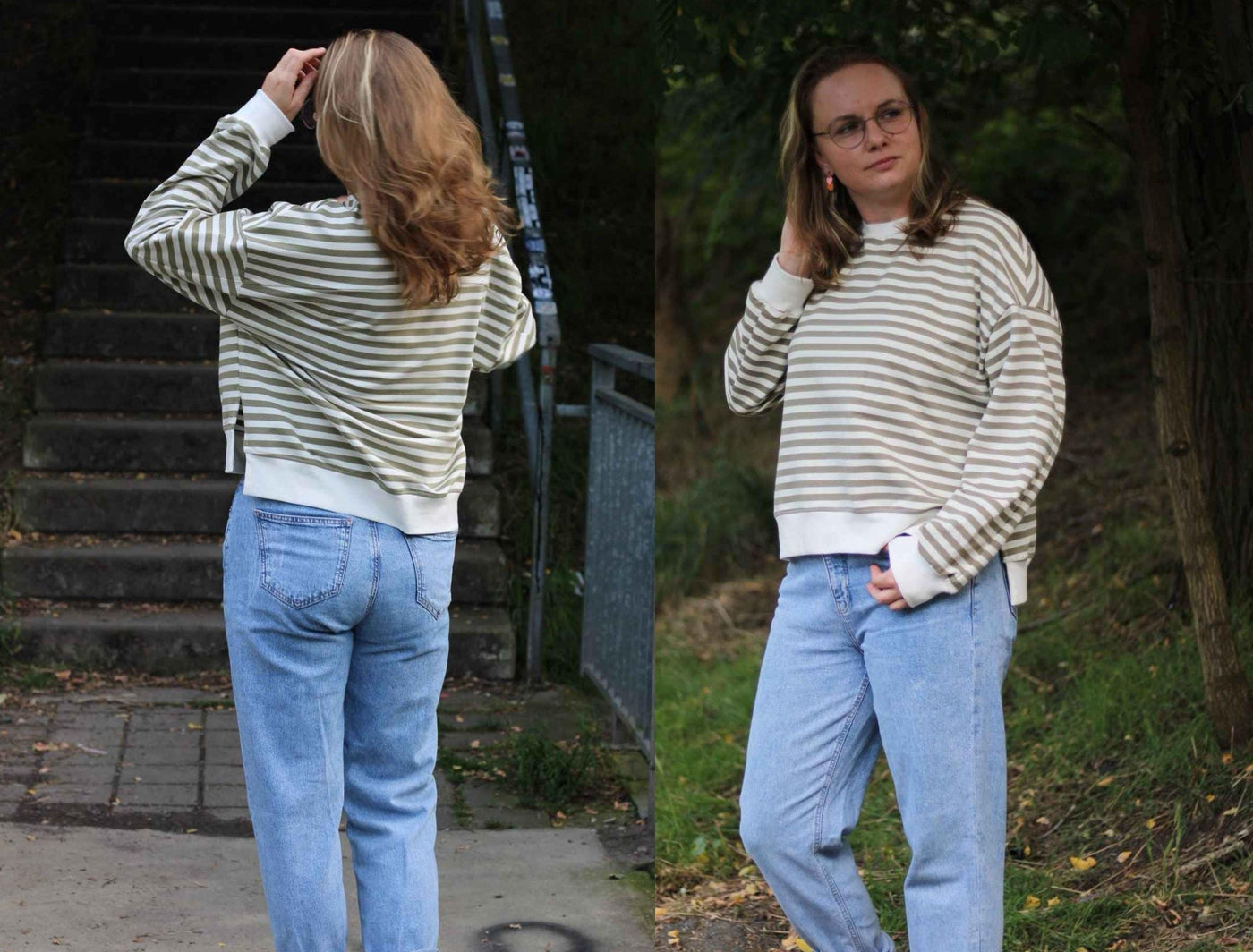 2 Lengths Oversize Pullover Sweater Sewing Pattern