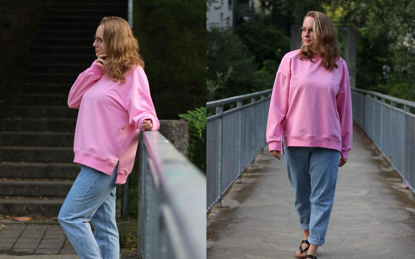 2 Lengths Oversize Pullover Sweater Sewing Pattern