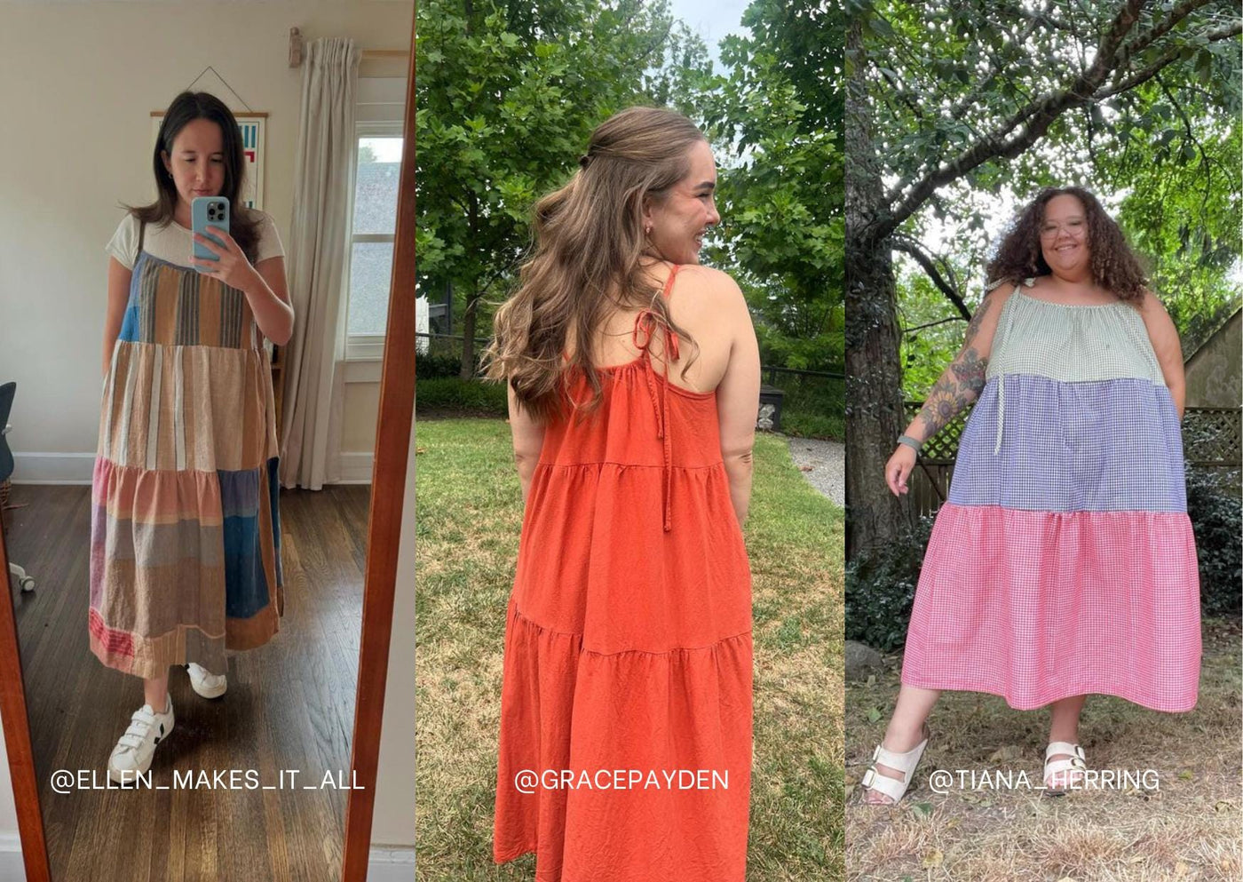 Fancy Layered Dress Sewing Pattern