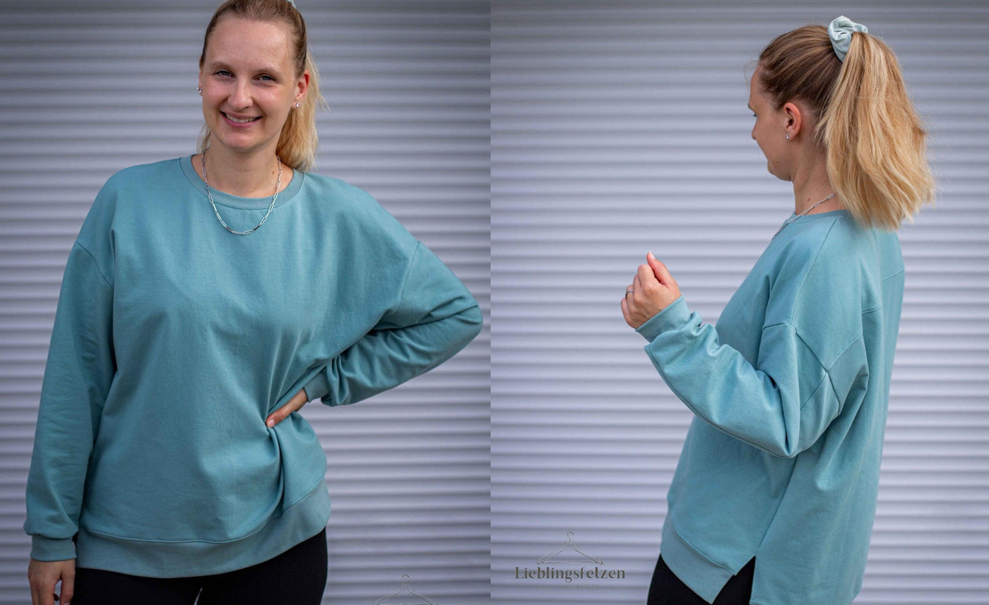 2 Lengths Oversize Pullover Sweater Sewing Pattern