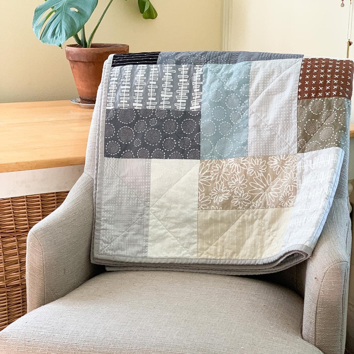 Cake Square Throw Quilt Pattern