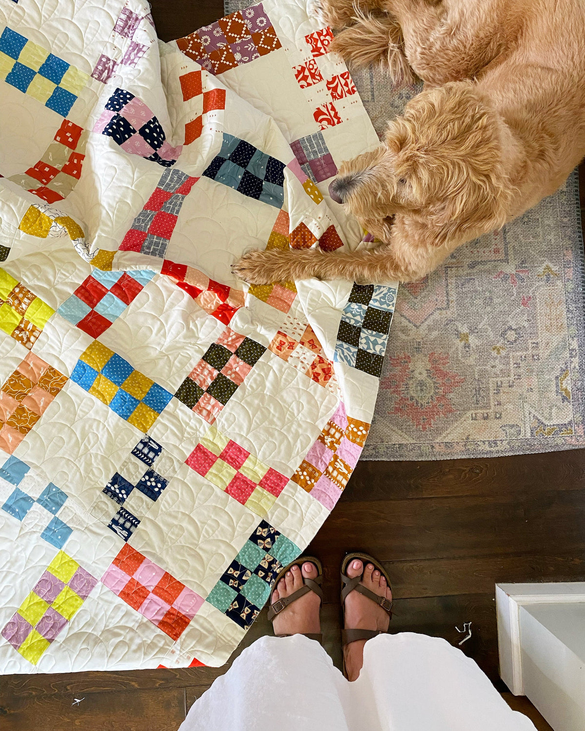 Happy Scrap Box Quilt Pattern