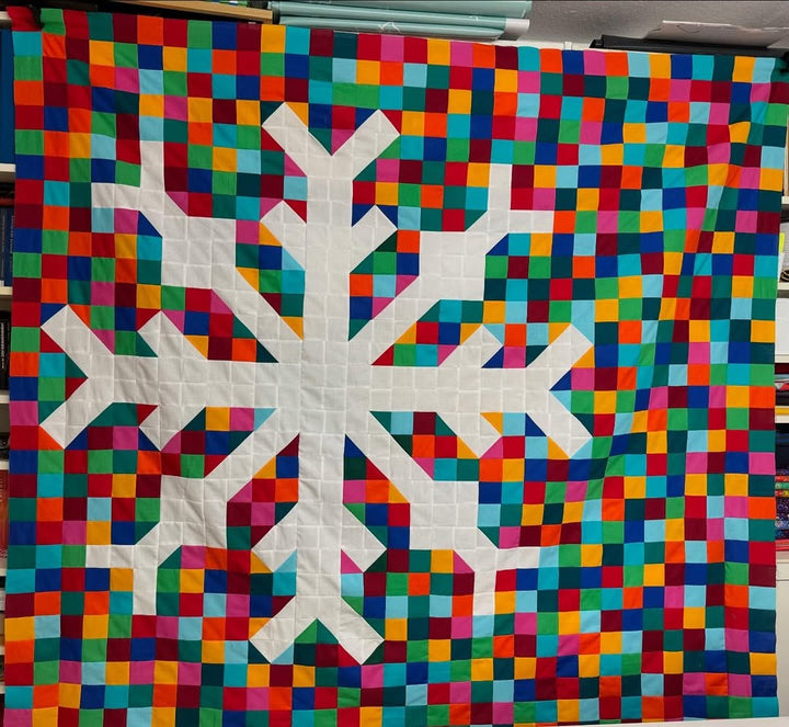 Big Snowflake Quilt Pattern