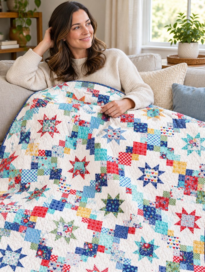 Shine Bright Chain Quilt Pattern